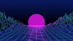Let Your Imagination Run Wild And Explore The World Of Trippy Blue. Wallpaper