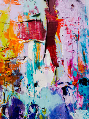 Let Your Imagination Run Wild With This Colorful Abstract Art Wallpaper