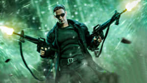 Let Your Technology Take Over Your Mind With The Matrix Iphone Wallpaper