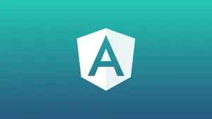 Letter A In Hexagon Wallpaper