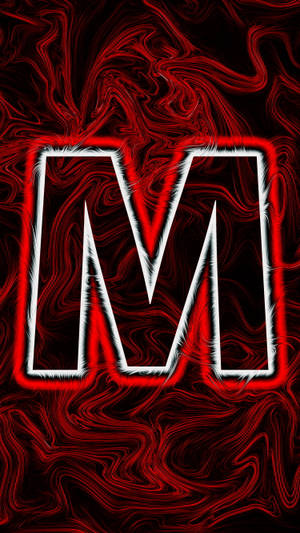 Letter M Digital Abstract Wallpaper