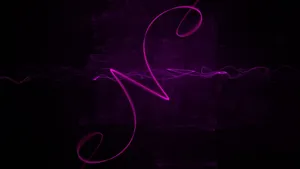 Letter N In Neon Pink Wallpaper