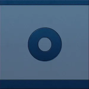 Letter O Denim Texture Wallpaper