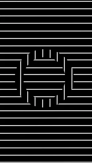 Letter O Illusion Art Wallpaper