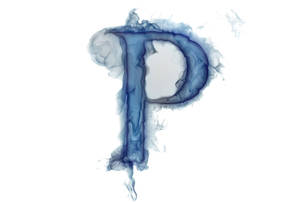 Letter P Smoky Wallpaper