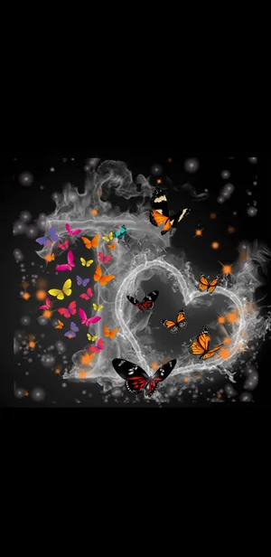 Letter T Butterflies Wallpaper