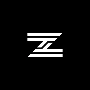 Letter Z Minimalist White Lettering Wallpaper