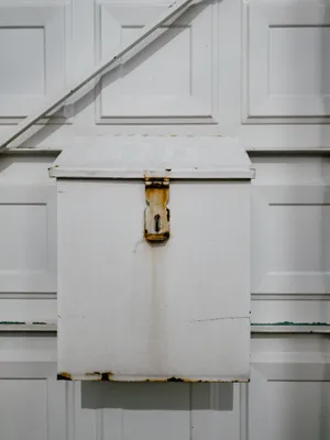 Letterbox, Box, White, Rusty Wallpaper