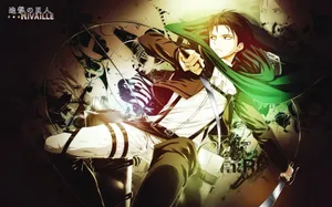 Levi Ackerman In Action Wallpaper