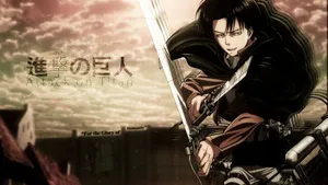 Levi Attack On Titan Logo Wallpaper