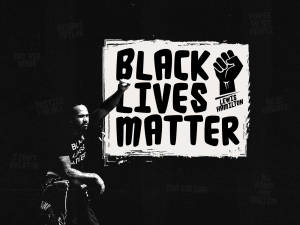Lewis Hamilton Raises Fist In Black Lives Matter Solidarity Wallpaper