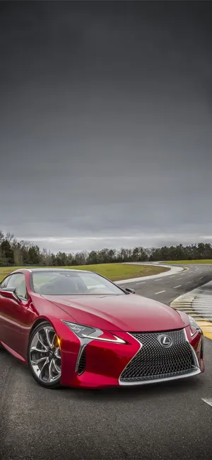 Lexus On The Road Iphone Wallpaper