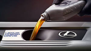 Lexus Vehicle Engine Oil Wallpaper