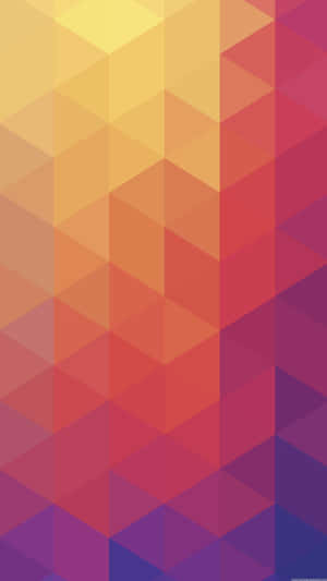 Lg G4 Geometric Sunset Aesthetic Wallpaper