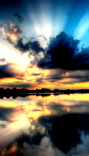 Lg Phone Dark Clouds Wallpaper