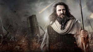 Liam Neeson Zeus Wrath Of The Titans Movie Wallpaper