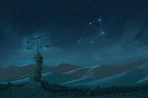 Libra Zodiac Constellation Wallpaper