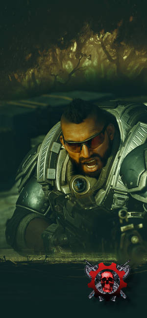 Lieutenant Chutani Gears 5 Iphone Wallpaper