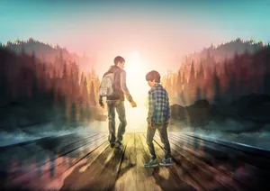 Life Is Strange Brothers Walking Wallpaper