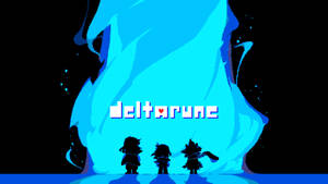 Light And Darkness Collide As Two Deltarune Heroes Find Themselves In Battle Against A Mysterious Force. Wallpaper