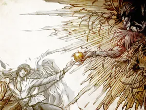 Light And Ryuk Death Note Wallpaper