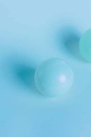 Light Blue Aesthetic Balloons Wallpaper