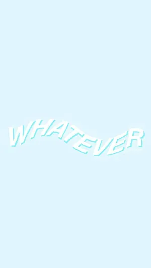 Light Blue Aesthetic Whatever Wallpaper