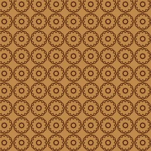 Light Brown Floral Pattern Wallpaper