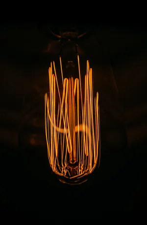 Light Brown Light Tubes Wallpaper