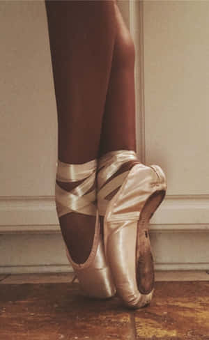Light Brown Pointe Shoes Wallpaper