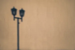 Light Brown Street Lamp Wallpaper