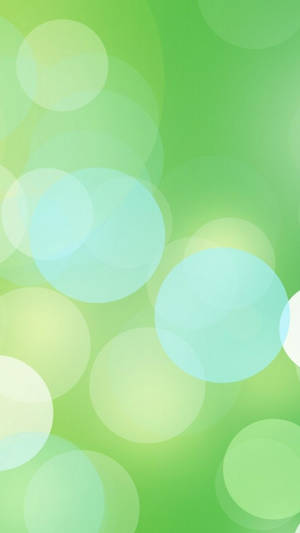 Light Green Bokeh Wallpaper