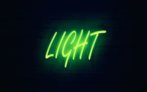 Light Neon Green Aesthetic Wallpaper