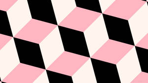 Light Pink Cubes Wallpaper