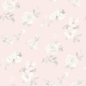 Light Pink Floral Wallpaper