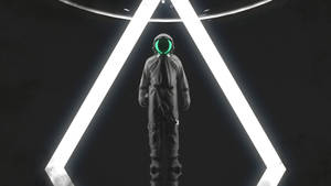 Light Prism Aesthetic Astronaut Wallpaper