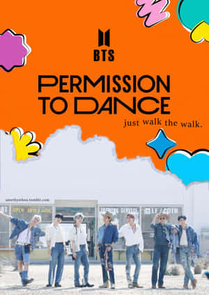 Light Up The Night With Bts Permission To Dance Wallpaper