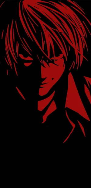 Light Yagami In Black And Red Wallpaper