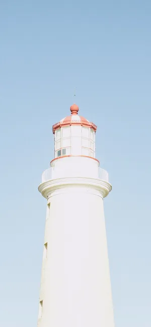 Lighthouse Aesthetic Light Blue Wallpaper