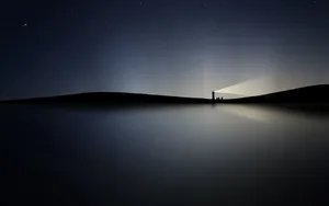 Lighthouse At Night Wallpaper