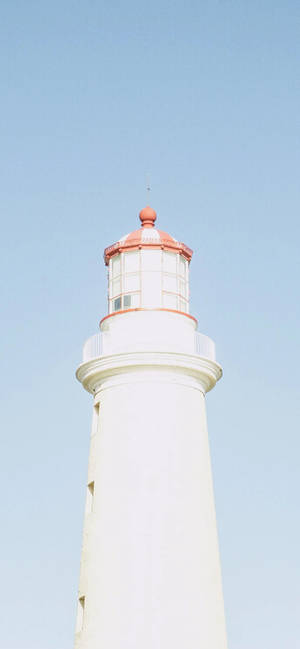 Lighthouse Light Blue Aesthetic Iphone Wallpaper