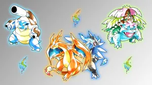Lighting Blastoise In Pokemon Wallpaper
