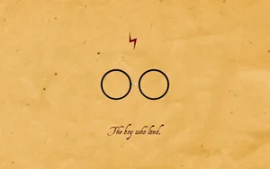 Lightning Bolt Scar Harry Potter Laptop Wallpaper