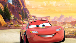 Lightning Mcqueen Mountain Wallpaper