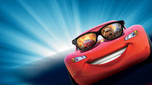 Lightning Mcqueen Shades Wallpaper