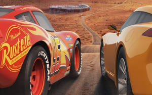 Lightning Mcqueen Winding Road Wallpaper