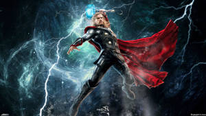 Lightning Thor Hammer Wallpaper