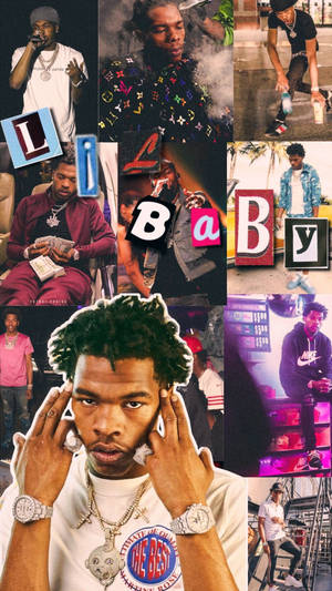 Lil Baby Collage Photograph Poster Wallpaper