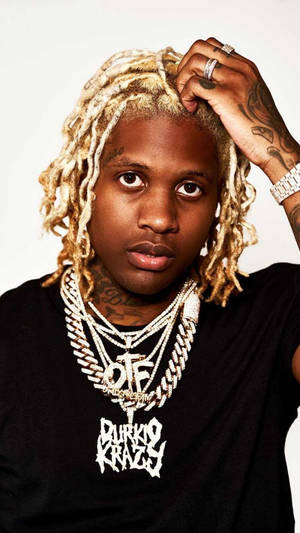 Lil Durk Blonde Hair Wallpaper