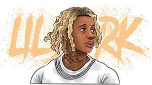 Lil Durk Graphic Artwork Wallpaper